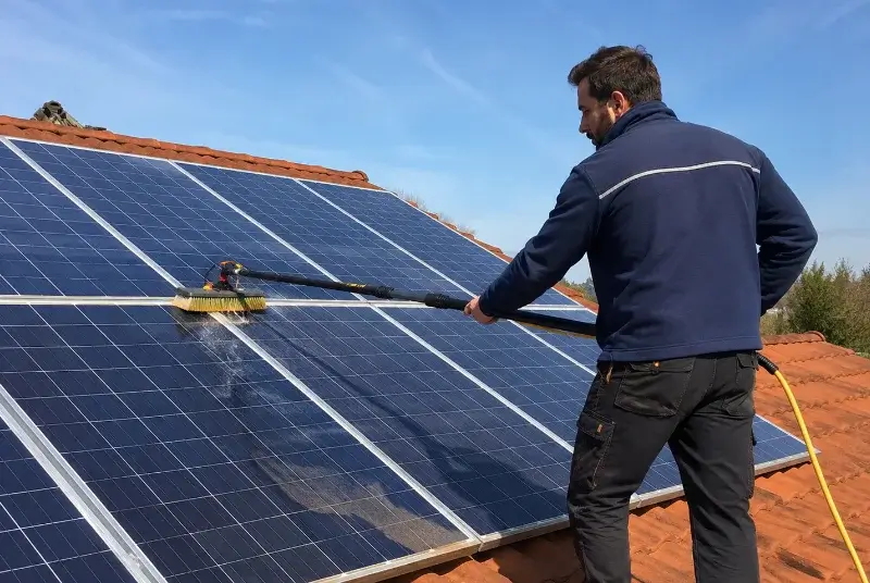 Nettoyage et entretien de panneaux solaires à Lizio