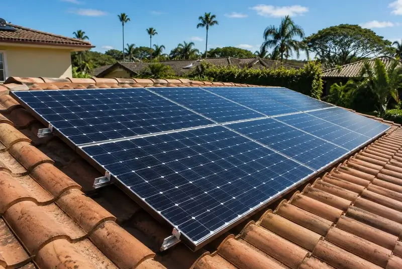 Installation de panneaux solaires à Lizio